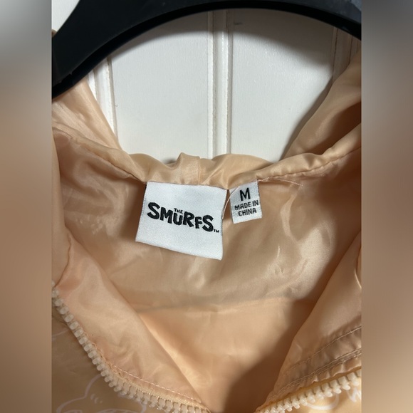 SMURFS Mushroom Lightweight Windbreaker Jacket - Picture 3 of 5